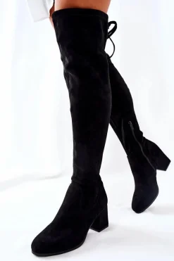 Kozaki Z Wiązaniem Na Obcasie Isene