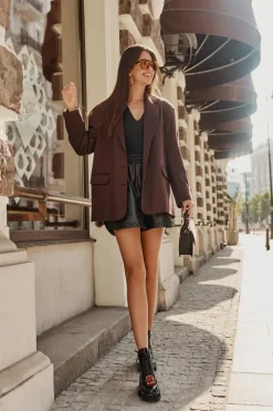 Lakierowane Botki Trapery Damskie Na Zamek Skórzane Artiker 55C0517 Czarne