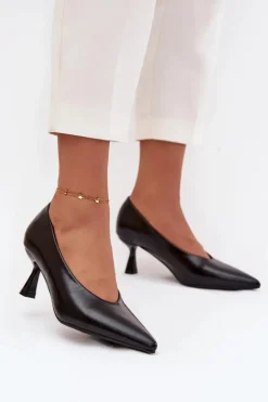 Lakierowane Czółenka Na Szpilce Czarne Gavrielle