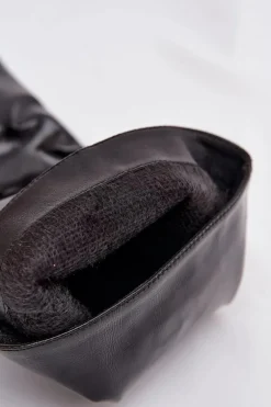 Lakierowane Kozaki Damskie Na Niskim Obcasie Czarne Mireva