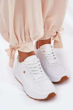 Lekkie Buty Sportowe Damskie Big Star RR274629 HI-POLY SYSTEM Białe