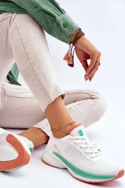 Lekkie Buty Sportowe Memory Foam System Big Star LL274328 Białe