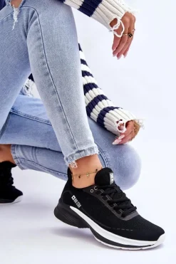 Lekkie Buty Sportowe Memory Foam System Big Star LL274327 Czarne