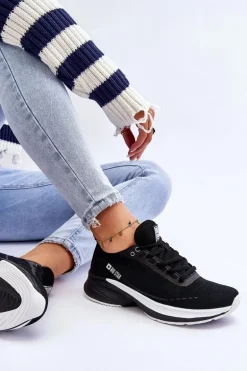 Lekkie Buty Sportowe Memory Foam System Big Star LL274327 Czarne