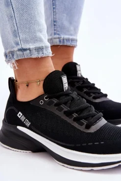 Lekkie Buty Sportowe Memory Foam System Big Star LL274327 Czarne