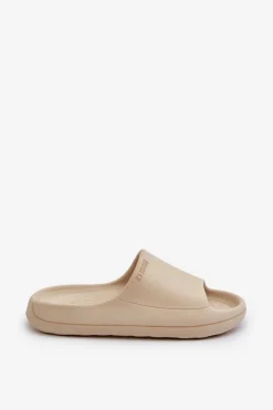 Lekkie Klapki Damskie Big Star NN274A040 Beżowe