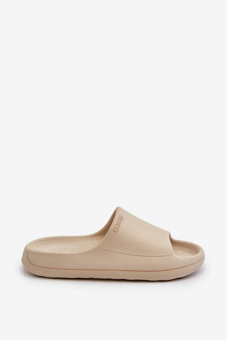 Lekkie Klapki Damskie Big Star NN274A040 Beżowe