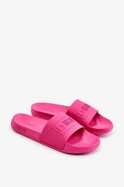 Lekkie Klapki Damskie Big Star OO274037 Fuksja