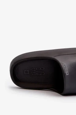 Lekkie Klapki Damskie Big Star NN274A042 Czarne