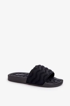 Lekkie Klapki Damskie Na Basen Czarne Beliordia