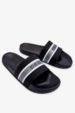 Lekkie Piankowe Klapki Big Star JJ274648 Czarne