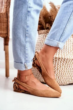 Lu Boo Baleriny W Szpic Zamsz Camel Better