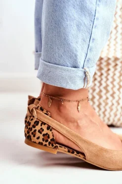 Lu Boo Baleriny W Szpic Zamsz Camel Better