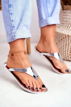 Lu Boo Metaliczne Japonki Srebrne Miny II gat.