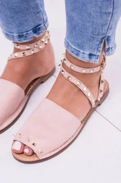 Lu Boo Różowe Stylowe Sandały Pari