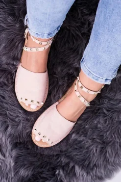 Lu Boo Różowe Stylowe Sandały Pari