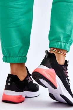 Modne Buty Sportowe Memory Foam System Big Star LL274318 Czarne