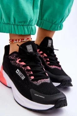 Modne Buty Sportowe Memory Foam System Big Star LL274318 Czarne