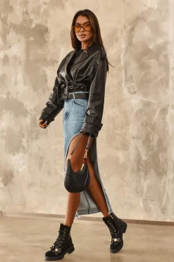 Modne Damskie Botki Na Suwak Z Ozdobami D&A MR870-76 Czarne