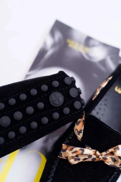 Mokasyny Damskie Lu Boo Wygodne Czarne Plummy