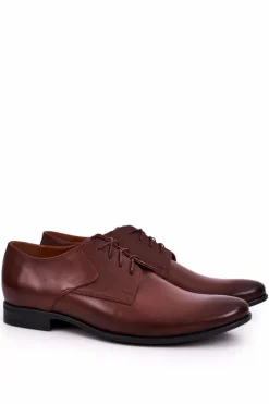 Męskie Skórzane Mokasyny BEDNAREK Brązowe