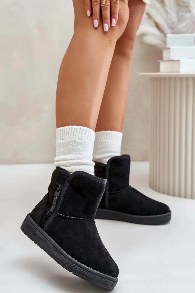 Śniegowce Damskie Big Star OO274A163 Czarne