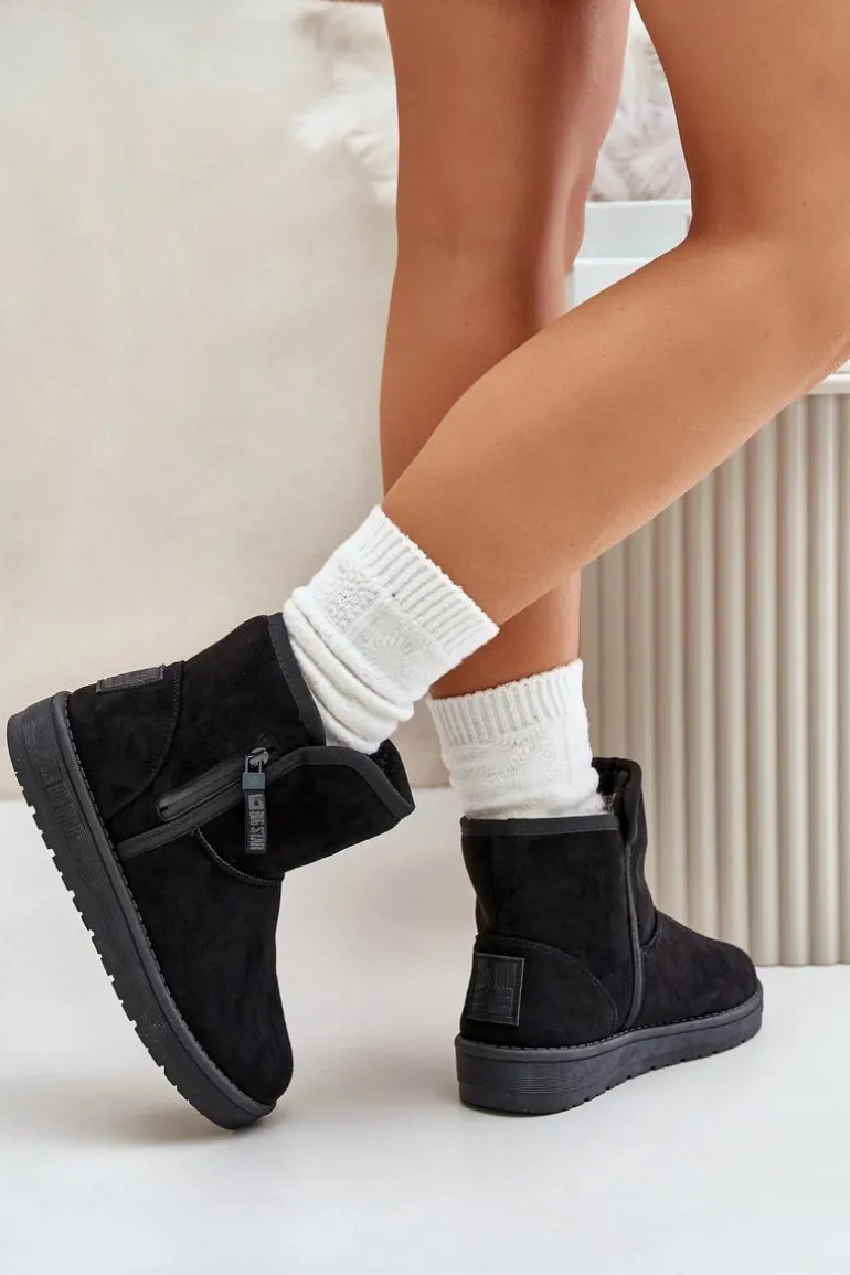 Śniegowce Damskie Big Star OO274A163 Czarne