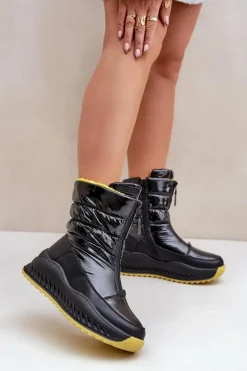 Śniegowce Damskie Big Star OO274A395 Czarne