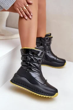 Śniegowce Damskie Big Star OO274A395 Czarne