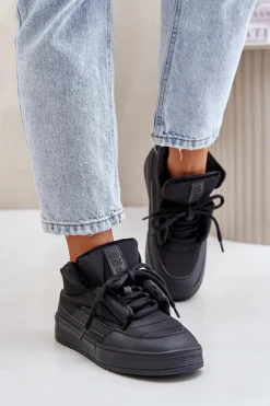 Śniegowce Damskie Big Star OO274A530 Czarne