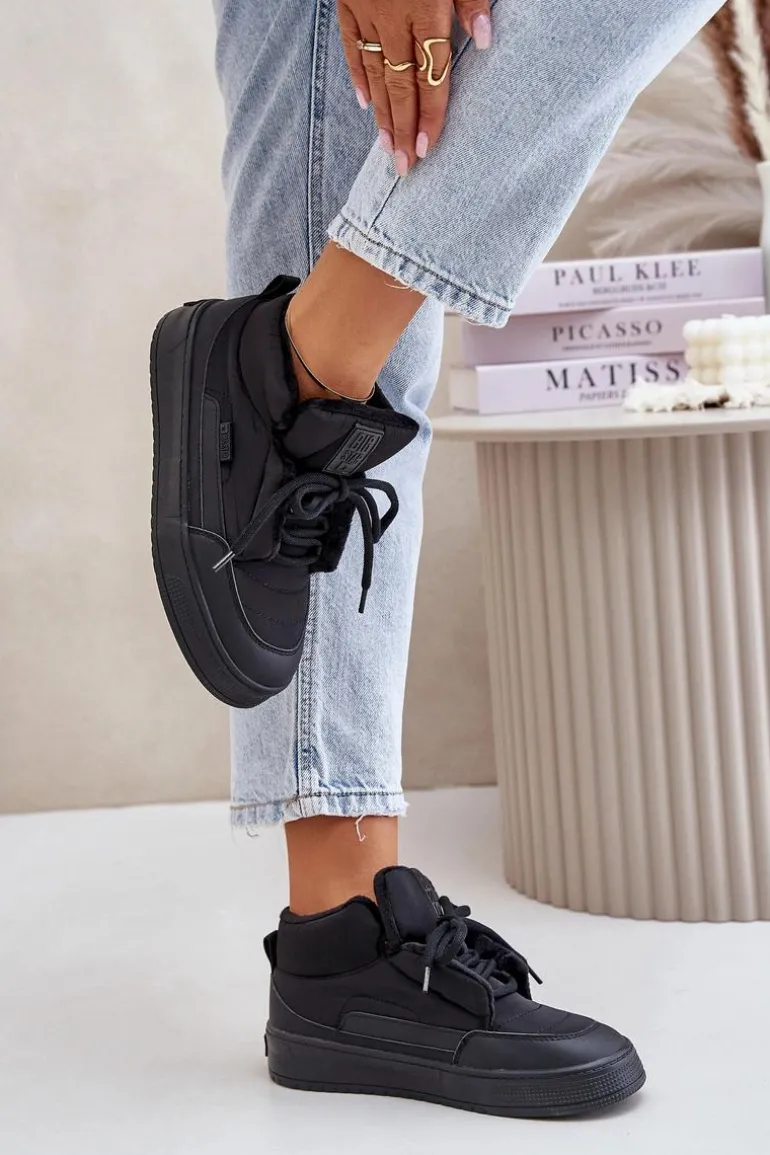 Śniegowce Damskie Big Star OO274A530 Czarne