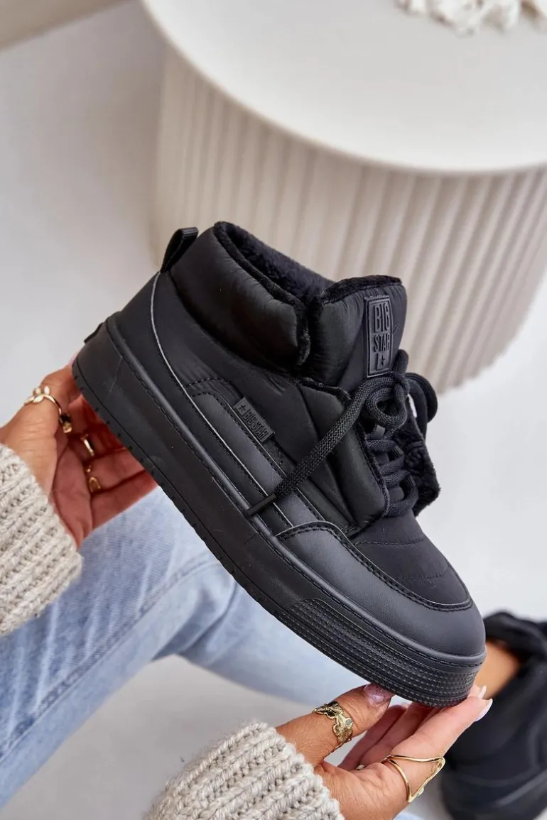 Śniegowce Damskie Big Star OO274A530 Czarne