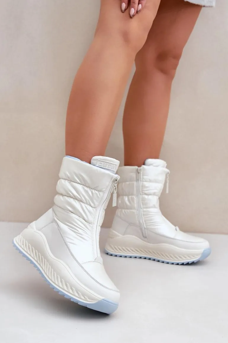 Śniegowce Damskie Big Star OO274A396 Białe