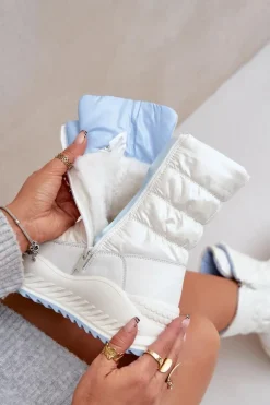 Śniegowce Damskie Big Star OO274A396 Białe