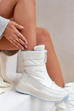 Śniegowce Damskie Big Star OO274A396 Białe