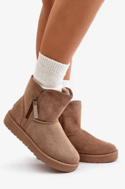 Śniegowce Damskie Big Star OO274A165 Beżowe