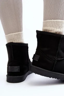 Śniegowce Damskie Cross Jeans MM2R4024 Czarne