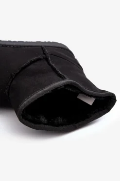 Śniegowce Damskie Cross Jeans MM2R4024 Czarne