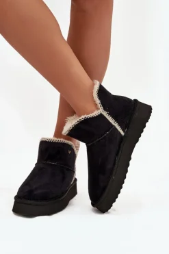 Śniegowce Damskie Na Platformie Wrangler 20253093.25Y Czarne