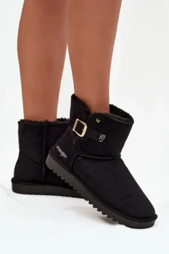 Śniegowce Damskie Z Klamrą Wrangler 20253091.25Y Czarne