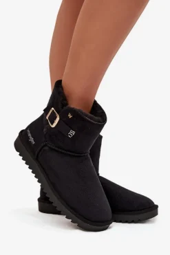 Śniegowce Damskie Z Klamrą Wrangler 20253091.25Y Czarne