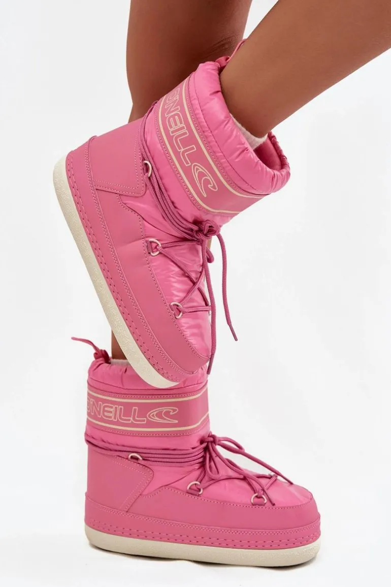 Śniegowce Damskie Z Wiązaniem O'NEILL LISA WOMEN HIGH 90253012.01U Różowe