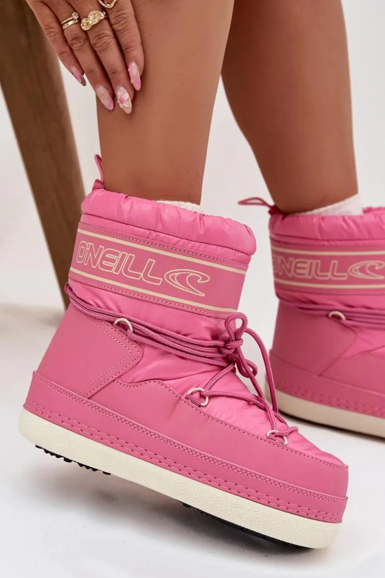 Śniegowce Damskie Z Wiązaniem O'NEILL LISA WOMEN HIGH 90253012.01U Różowe