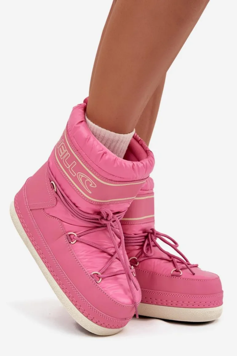 Śniegowce Damskie Z Wiązaniem O'NEILL LISA WOMEN HIGH 90253012.01U Różowe
