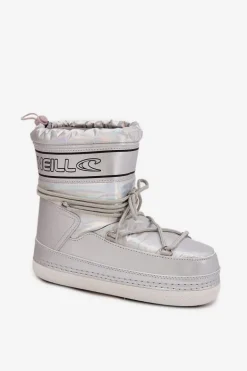Śniegowce Damskie Z Wiązaniem O'NEILL LISA WOMEN HIGH 90253012.99S Srebrne