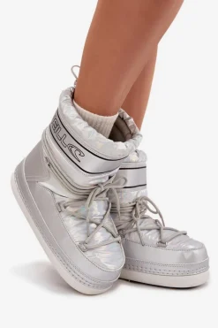 Śniegowce Damskie Z Wiązaniem O'NEILL LISA WOMEN HIGH 90253012.99S Srebrne