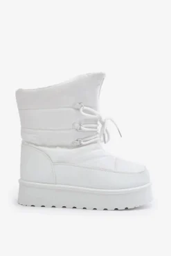 Śniegowce Na Platformie Na Zamek Big Star OO274886 Białe