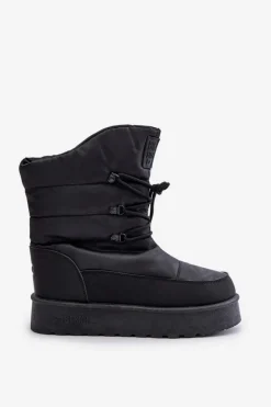 Śniegowce Na Platformie Na Zamek Big Star OO274884 Czarne
