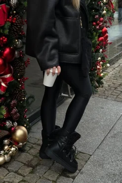 Śniegowce Na Platformie Wegańskie D.Franklin DFSH370004 Czarne