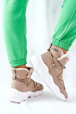 Śniegowce Ocieplane Big Star II274263 Beżowe